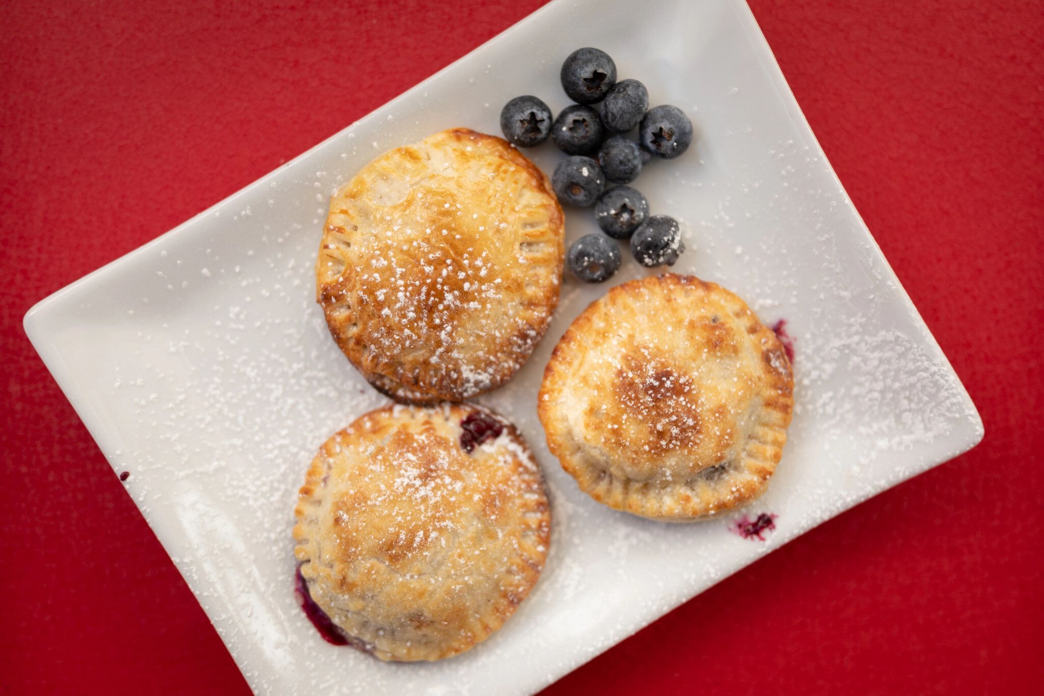 Mini Blueberry Mascarpone Pies Recipe by Camp Chef